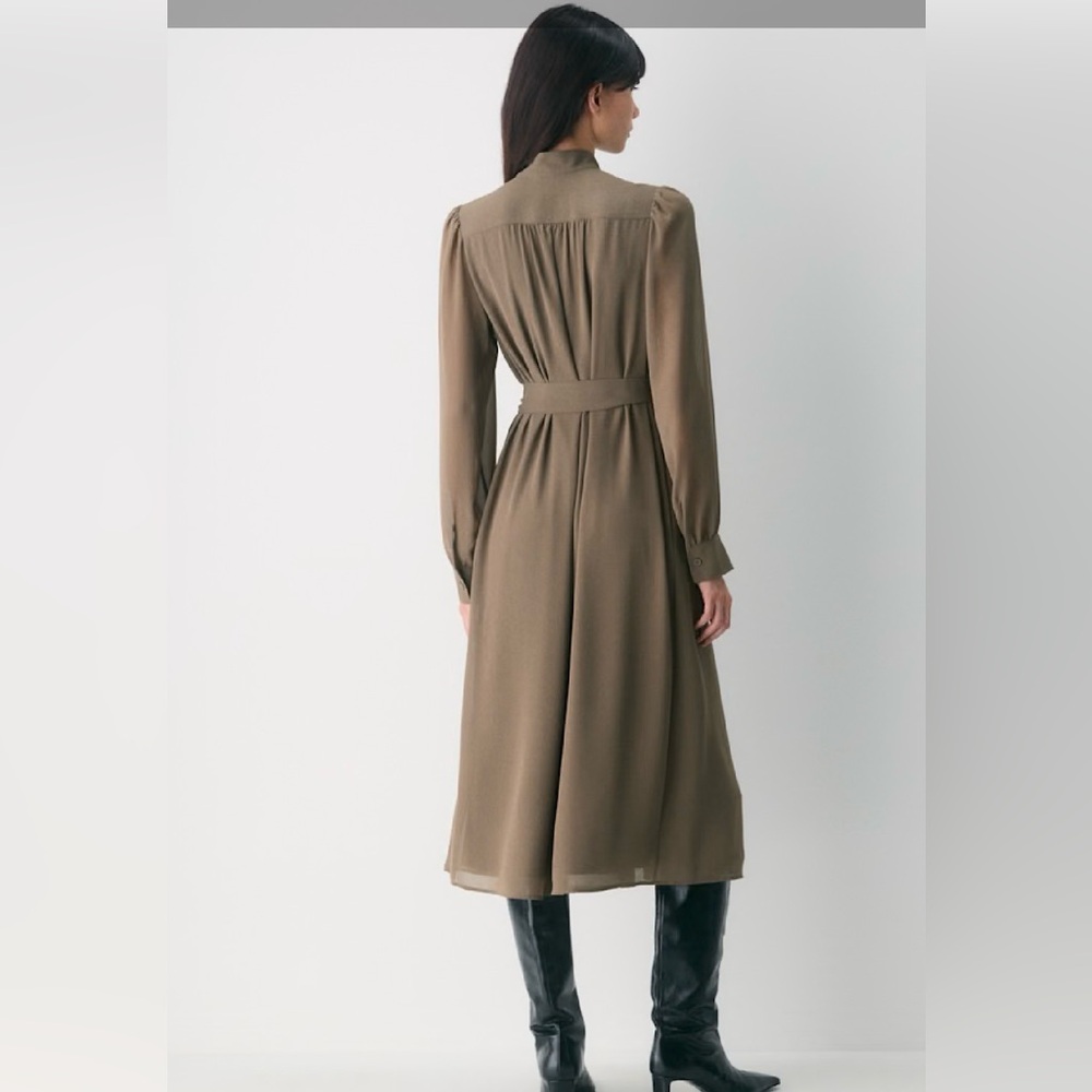Aritzia Wilfred Button Down  Long Sleeve Dress - Picture 2 of 7